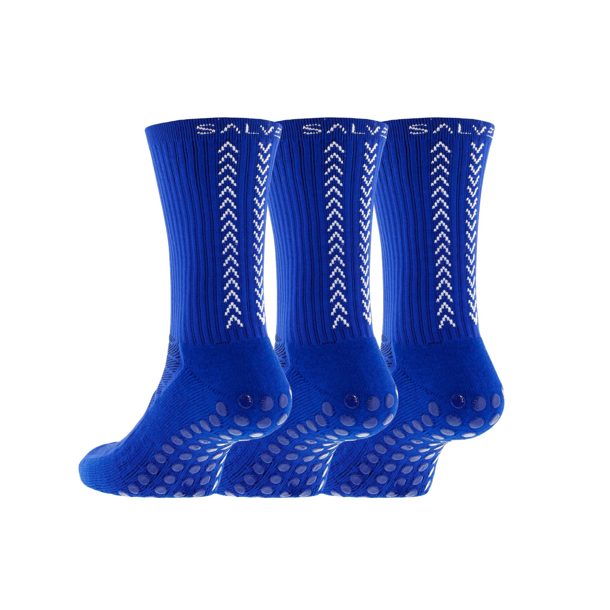 SALVE Grip socks 1.0 3 pack blue Salvesports